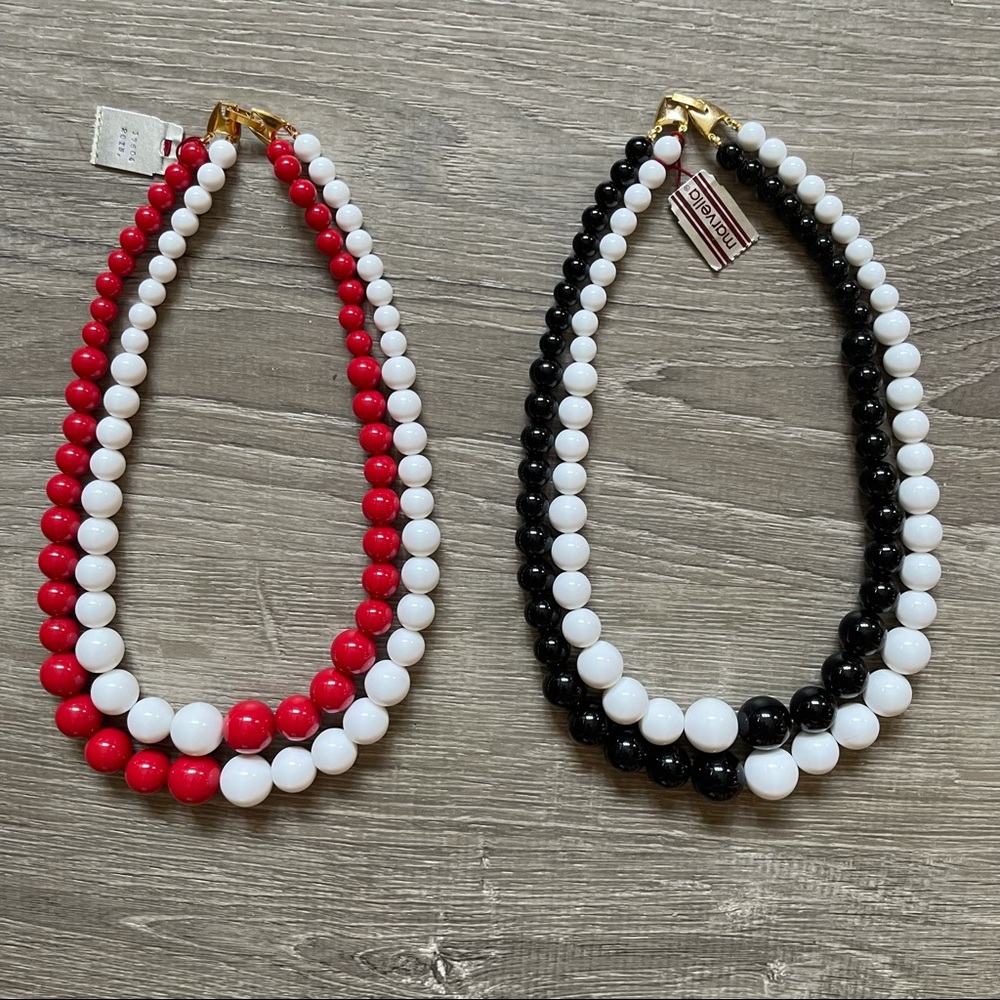 Vintage Marvella Bundle of 2 Double Strand Necklaces